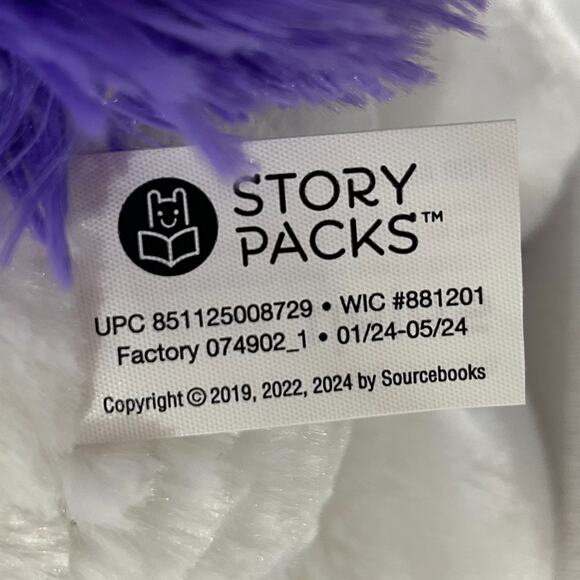 How To Catch A Unicorn Book & Plush 18 inch Plush Unicorn Stuffed Animal Set - Picture 6 of 7